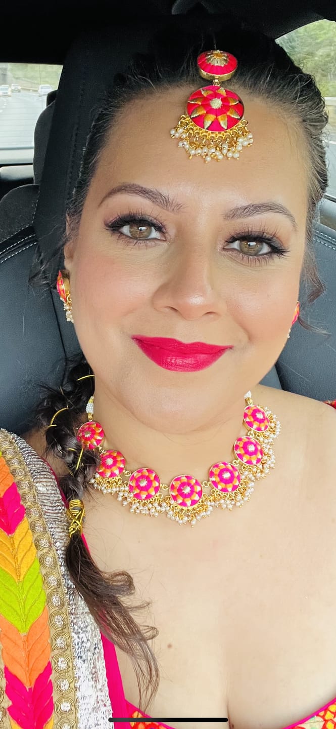 Customer photo review of Mini Mandala Necklace