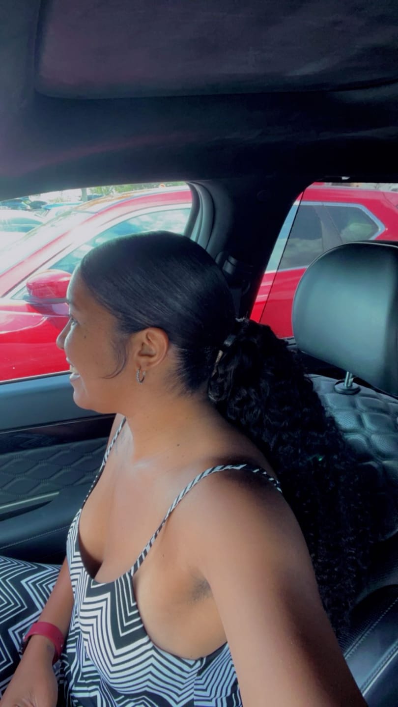 Customer photo review of Deep Curly Human Hair Bundles WB103