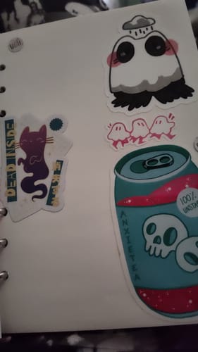 Customer photo review of Frogs in Costumes Stickers!