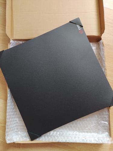 Customer photo review of FYSETC 1.5mm Hard Surface Magnetic Stickers High Temperature Resistance 3D Printer parts for 3D Printer Steel Sheet