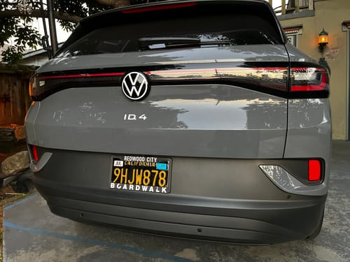 Customer photo review of 1968 CALIFORNIA LICENSE PLATE 6"x12" (156.5mm x 305mm)