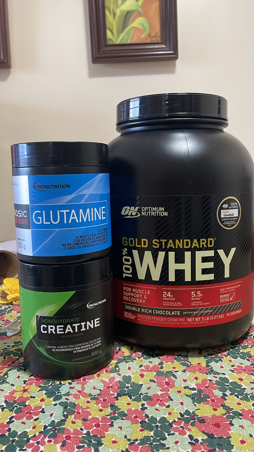 Customer photo review of Optimum Nutrition Gold Standard 100% Whey Proteina 5 Lb