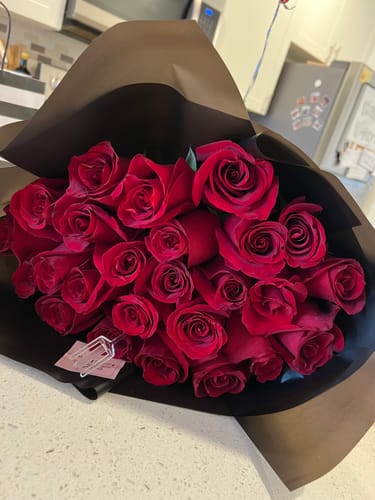 Customer photo review of Red Rose Bouquet