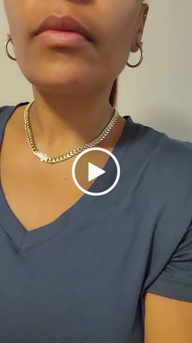 Customer video review of *NEW* 14k Hollow Choker for Women (7.5MM / 16" Inches) 🤩 JTJ™
