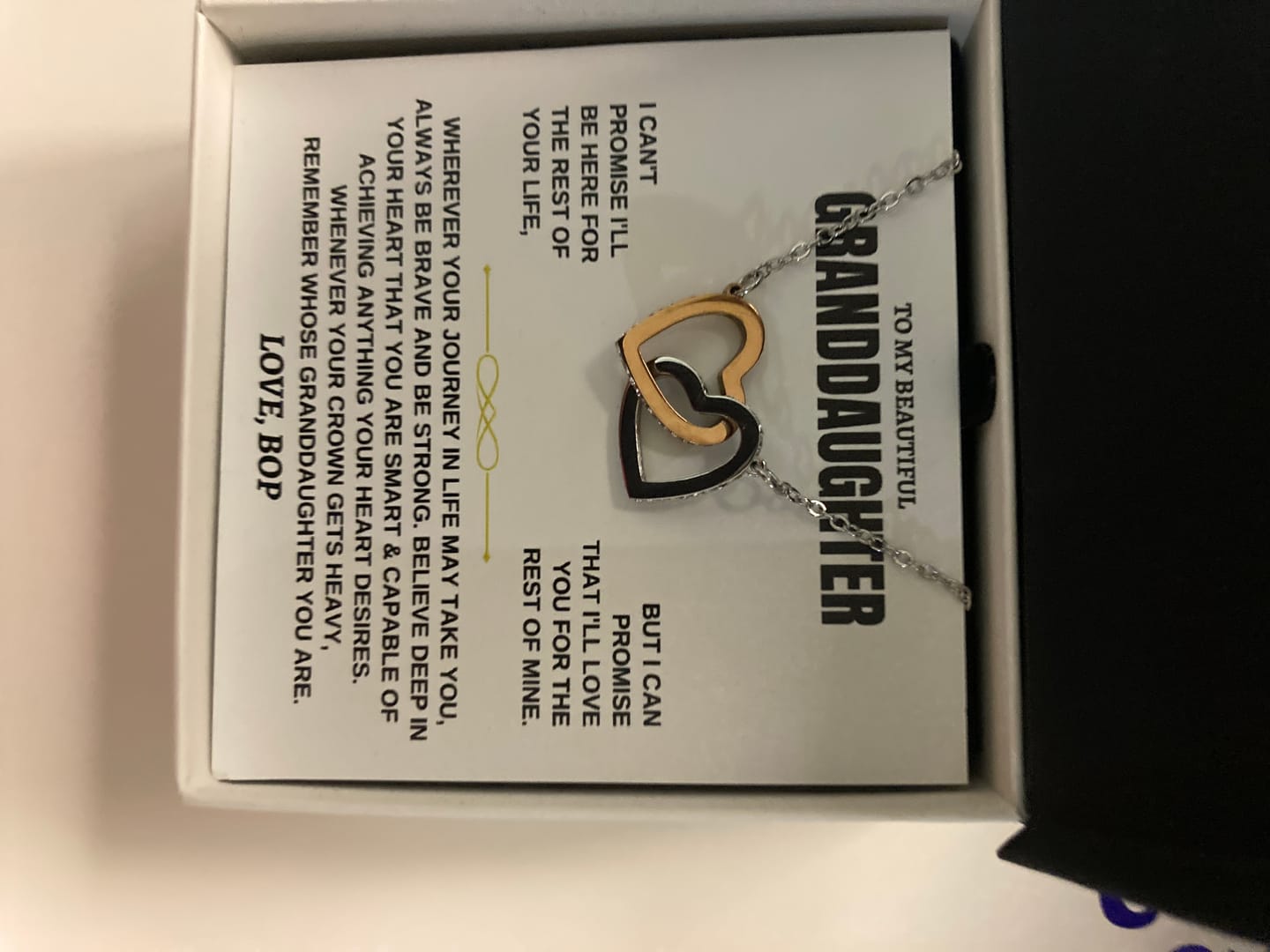 Customer photo review of To My Granddaughter - Personalized Beautiful Gift Set - SS117