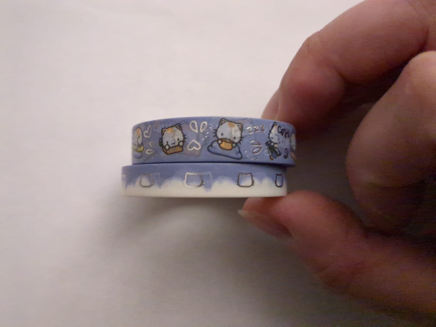Customer photo review of Cozy Cat Washi Tape (Set of 2)