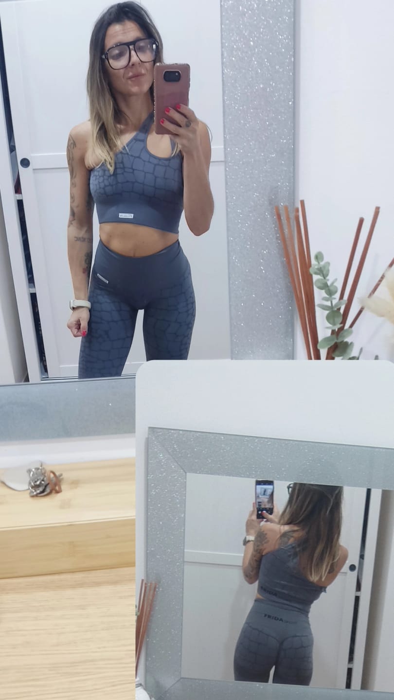 Customer photo review of Top Monospalla Grigio Ira Coccodrillo