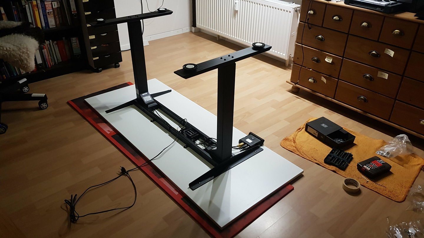 Customer photo review of Maidesite T2 Pro - Elektrisch Höhenverstellbares Gestell