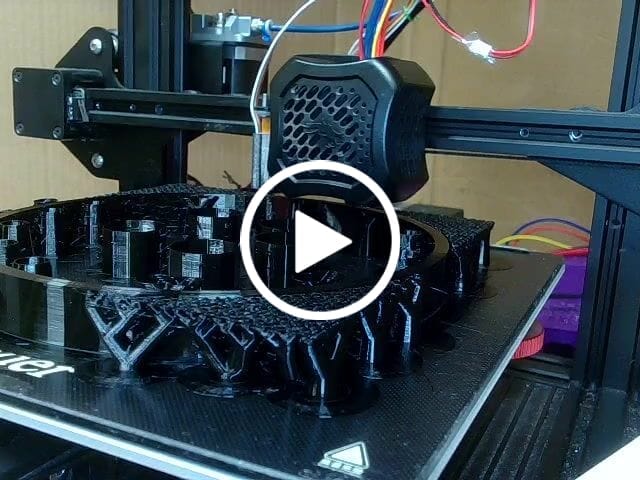 Customer video review of Black PETG Filament 1.75mm 5kg