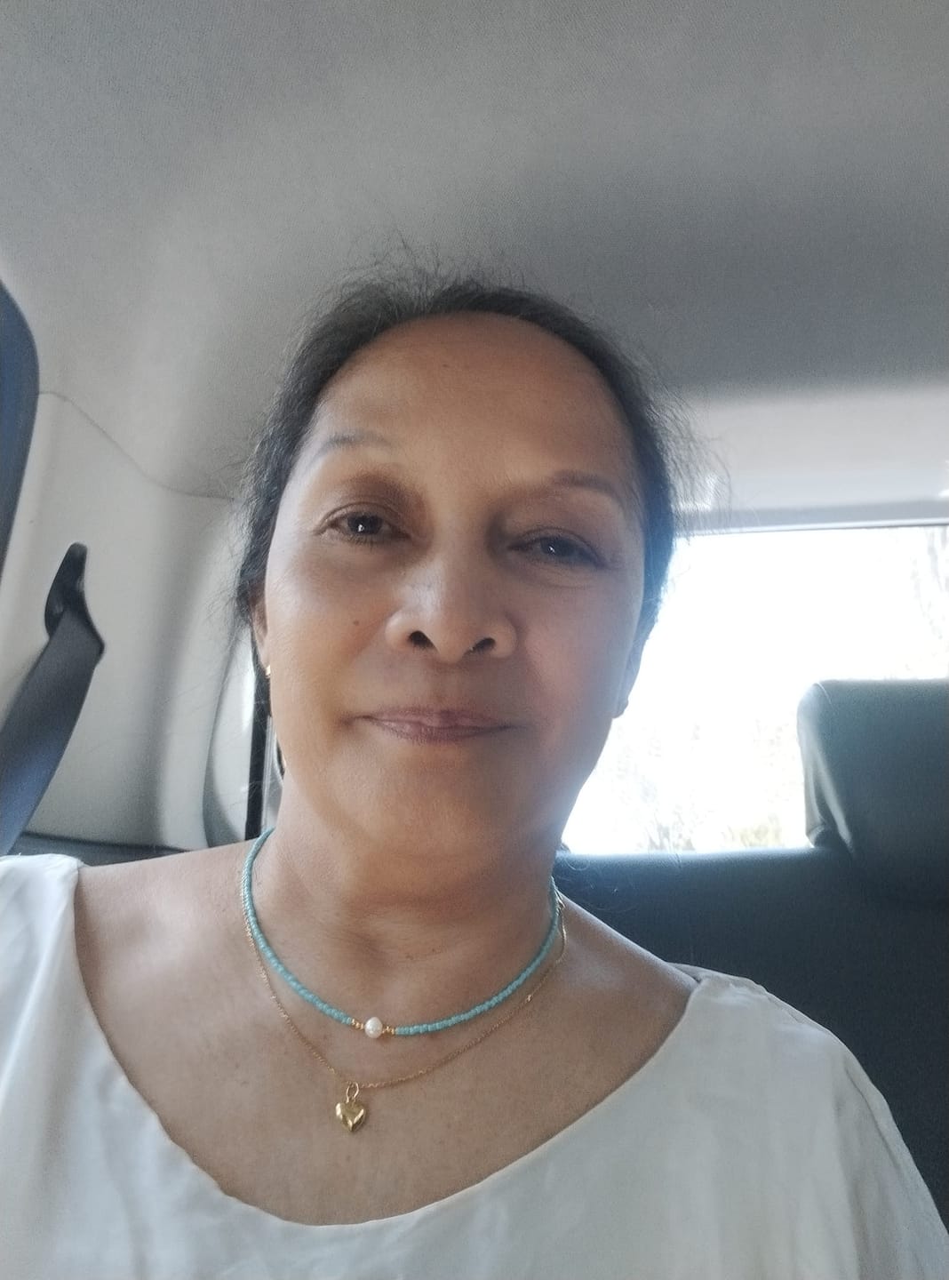 Customer photo review of Freshwater Pearl Necklace (4 Color Options)