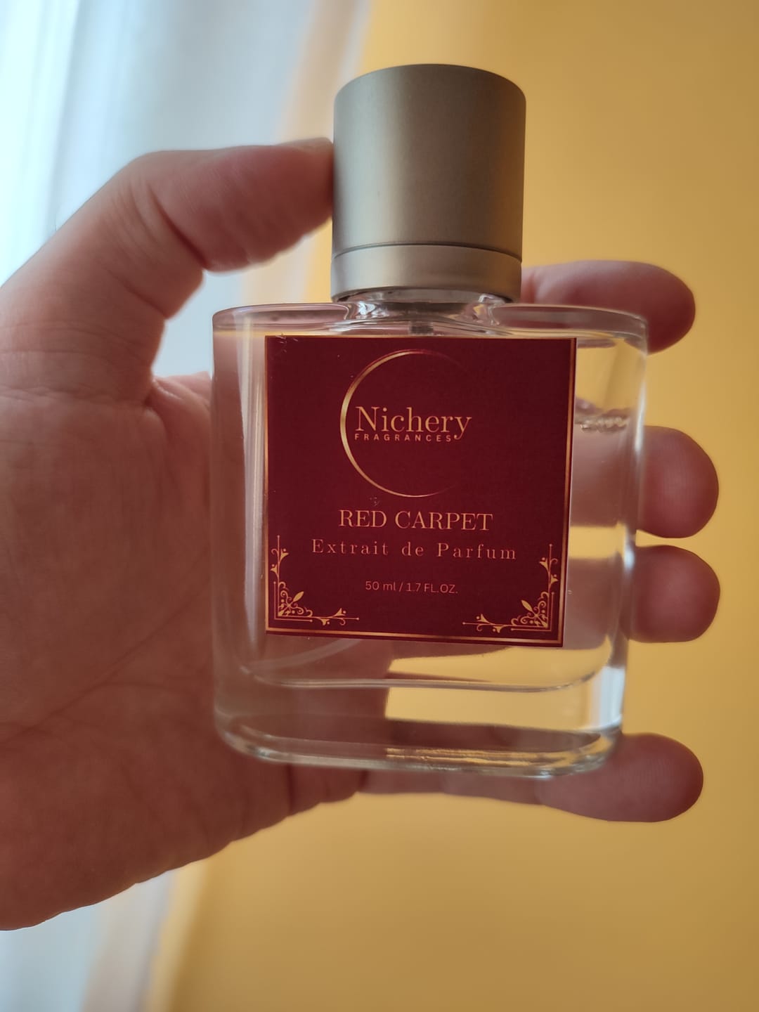 Customer photo review of Nichery Red Carpet Extrait de Parfum - Unisex 50ml - ÚJ ÜVEG