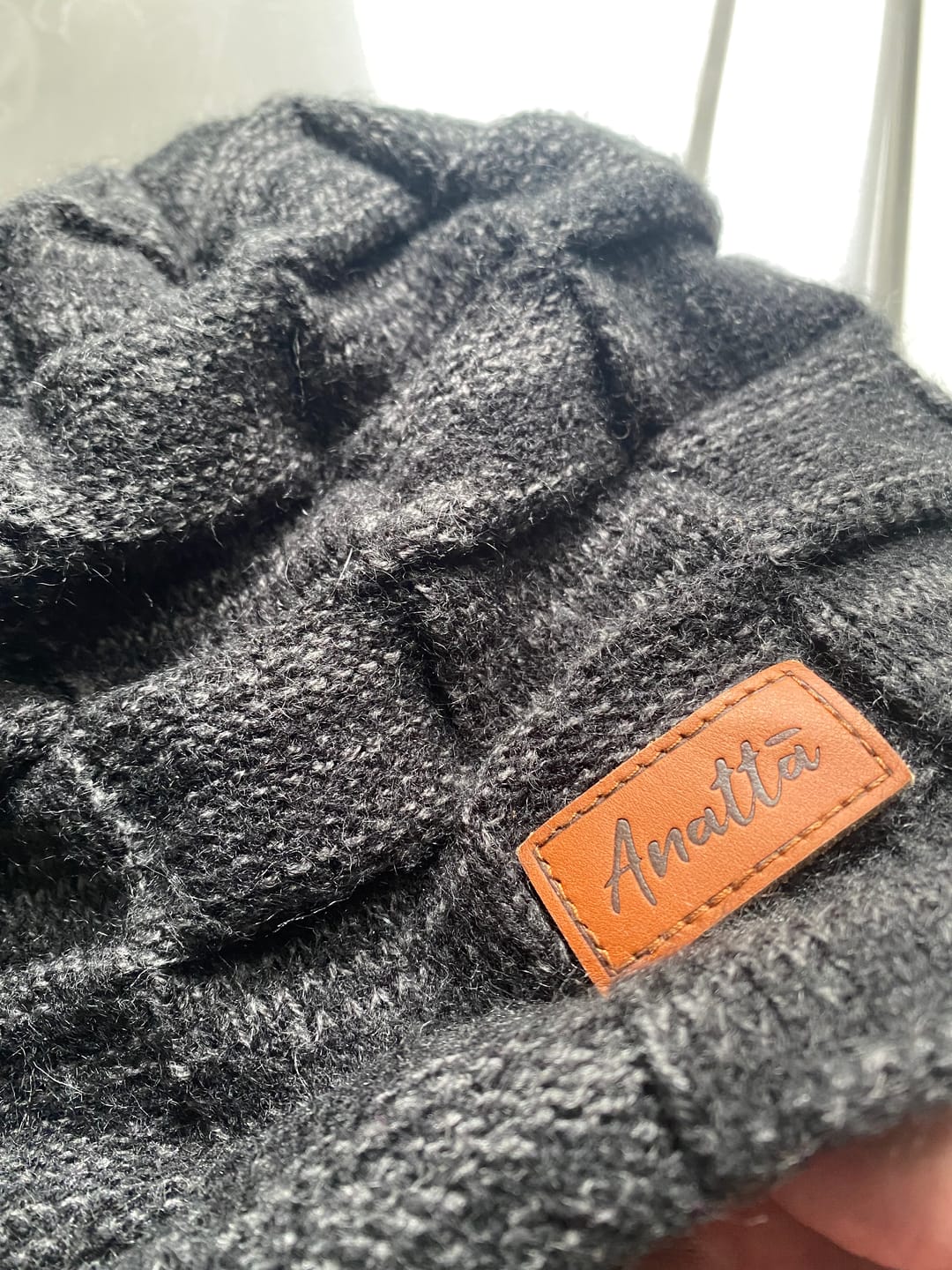 Customer photo review of Knit Beanie