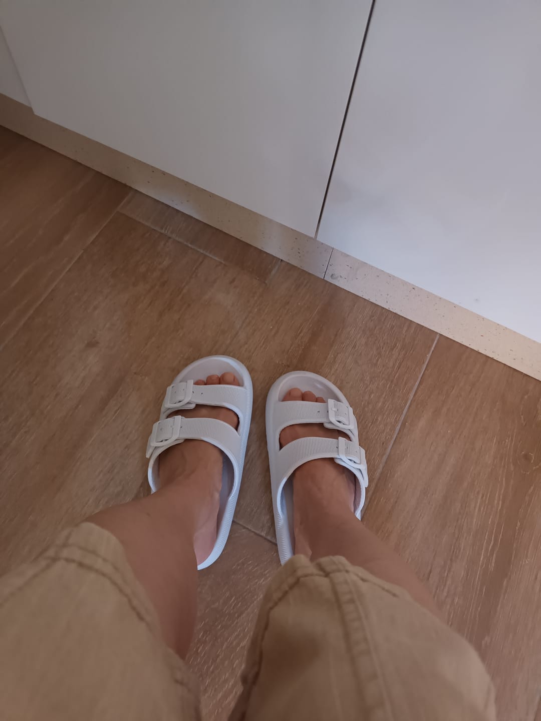 Customer photo review of Cushion Sandals - Cloud Slides