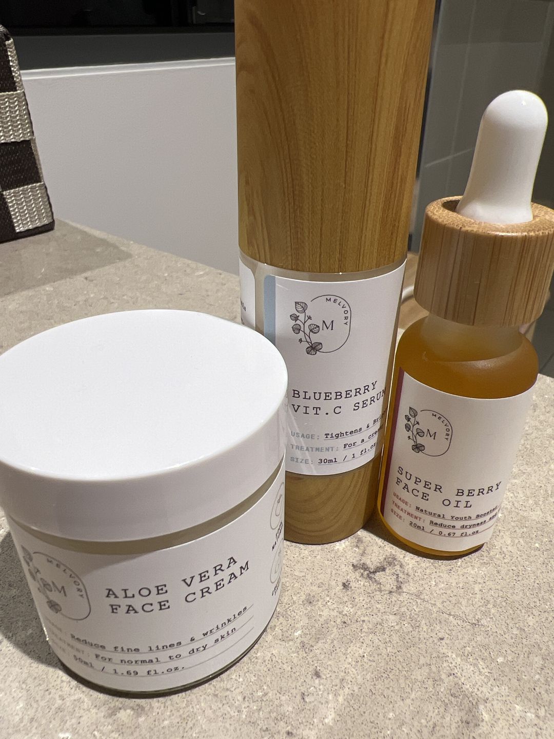 Customer photo review of Aloe Vera Face Cream