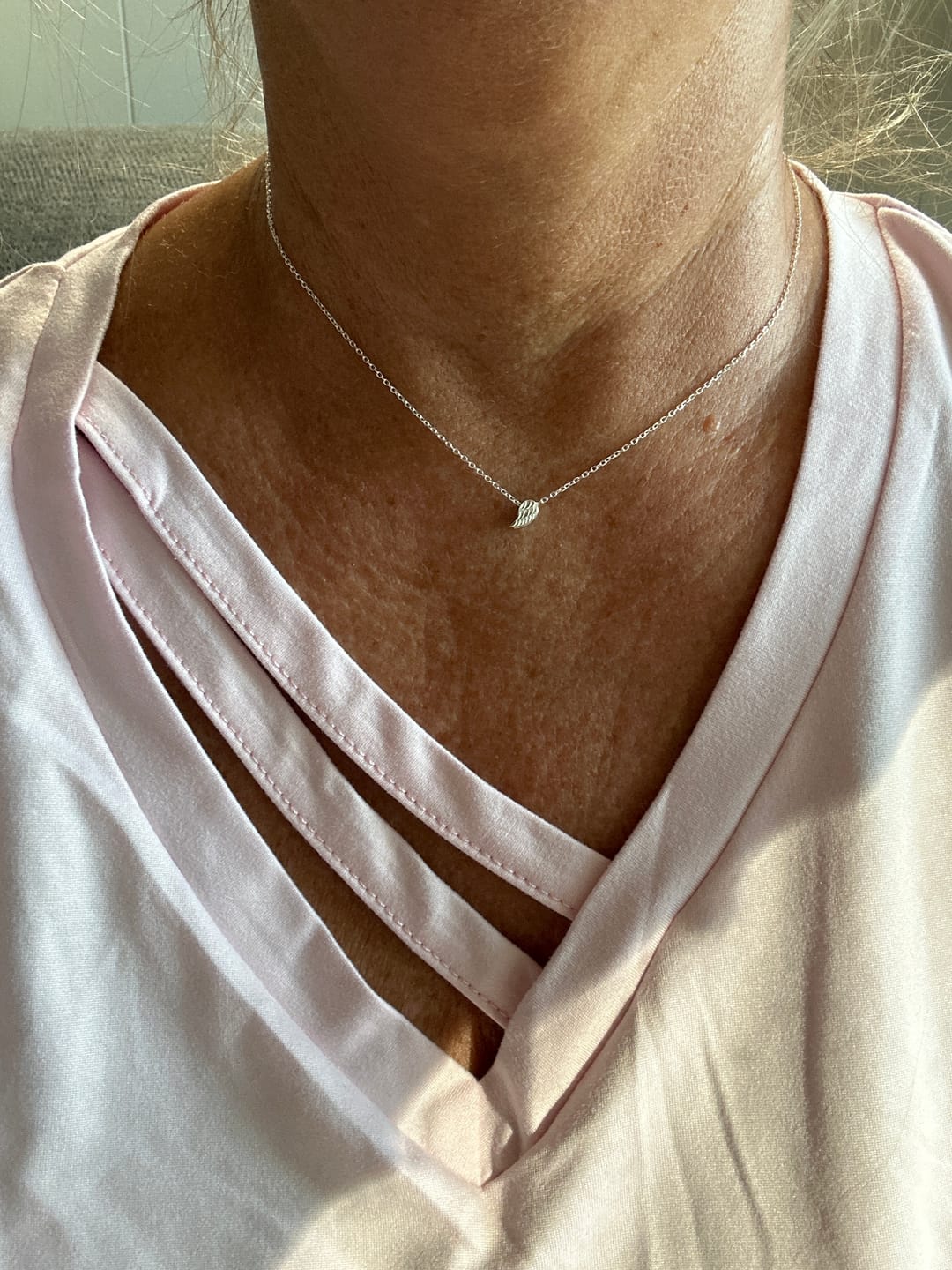 Customer photo review of always near memorial necklace