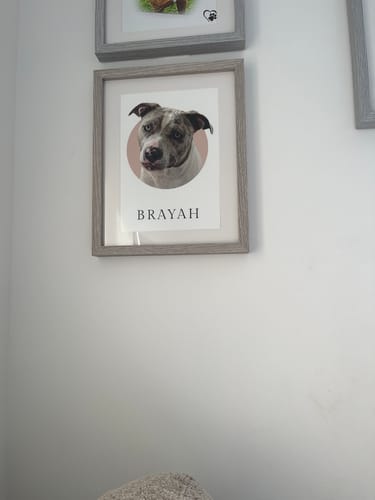 Customer photo review of Timeless - Custom Pet Portrait