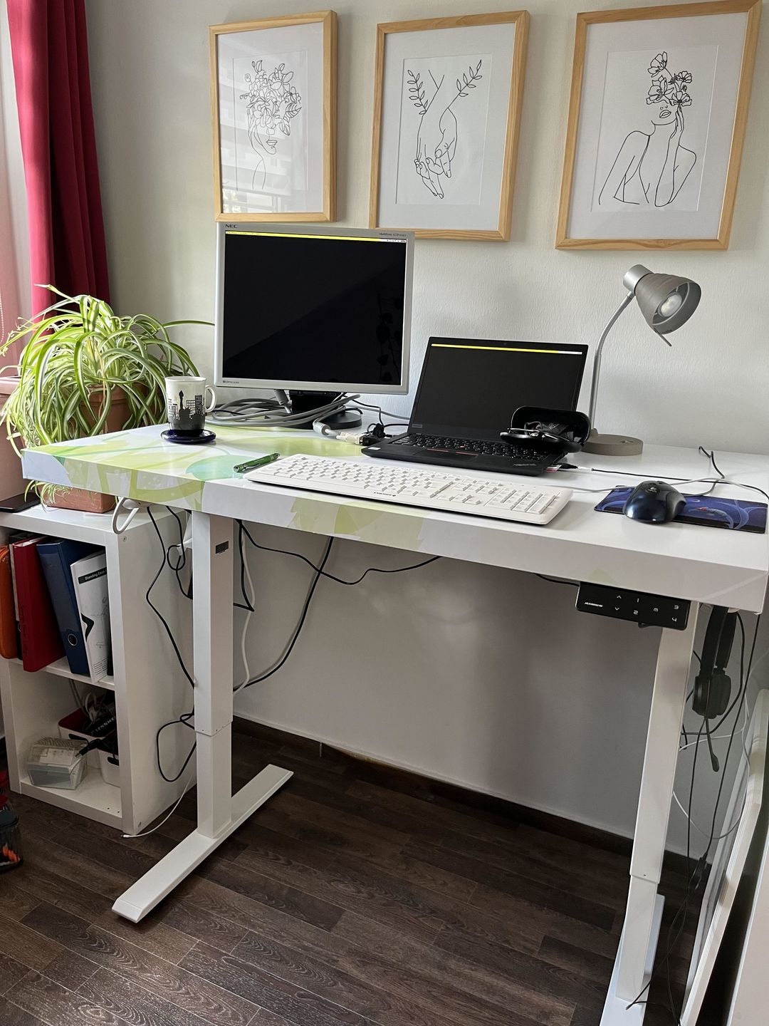 Customer photo review of Maidesite T1 Basic - Elektrisch Höhenverstellbarer  Gestell