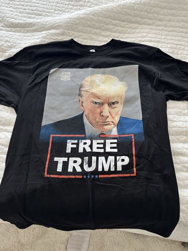Customer photo review of Trump Mugshot T-Shirt