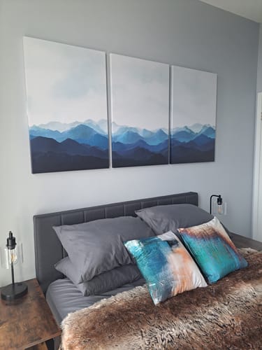 Customer photo review of 'Conquer' Canvas Art