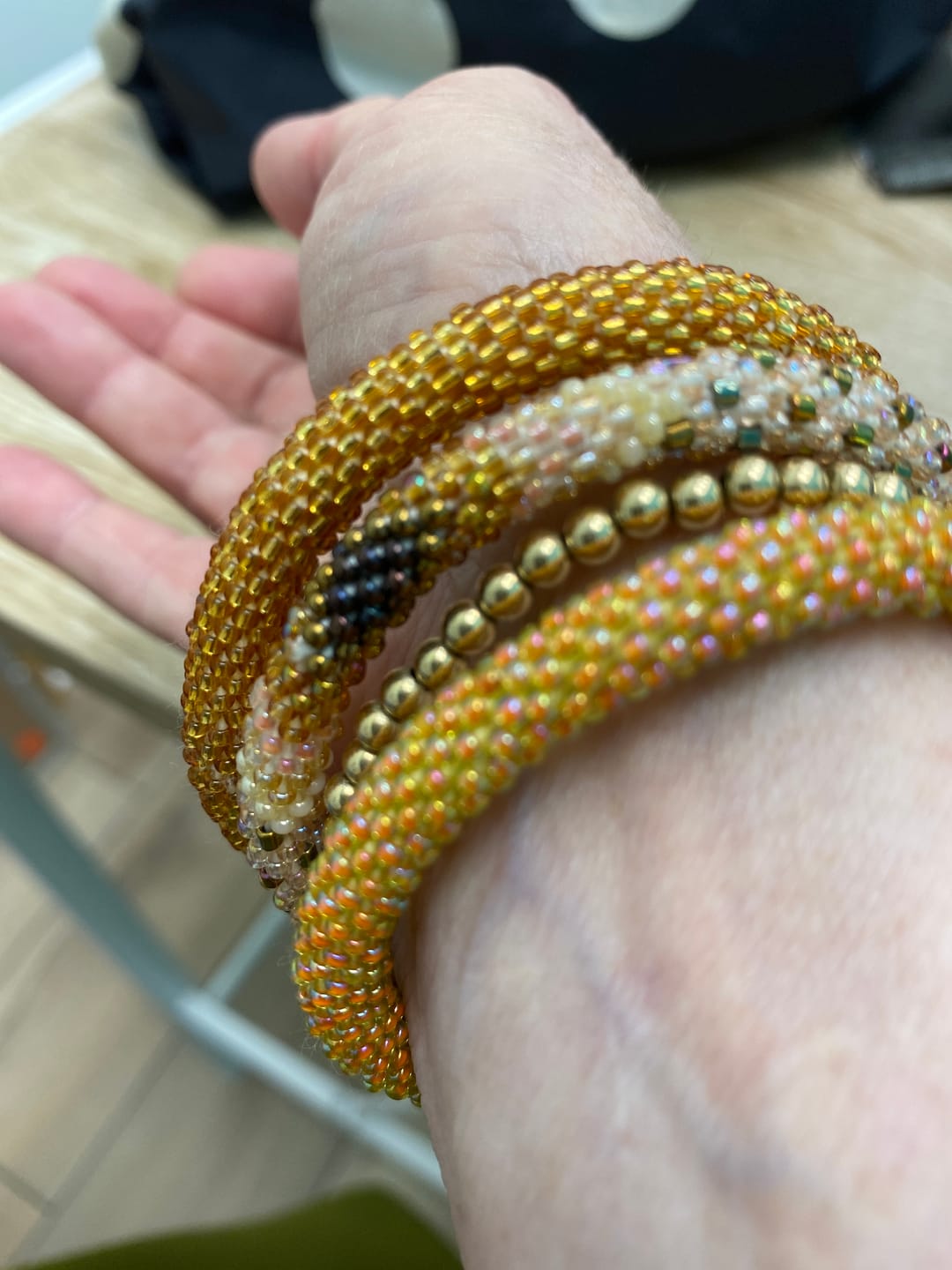Customer photo review of Starlight Gold Solid
