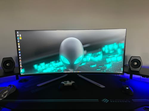 Customer photo review of Edifier G2000 Bluetooth Gaming Speakers with RGB Lights for PC Tablets Black