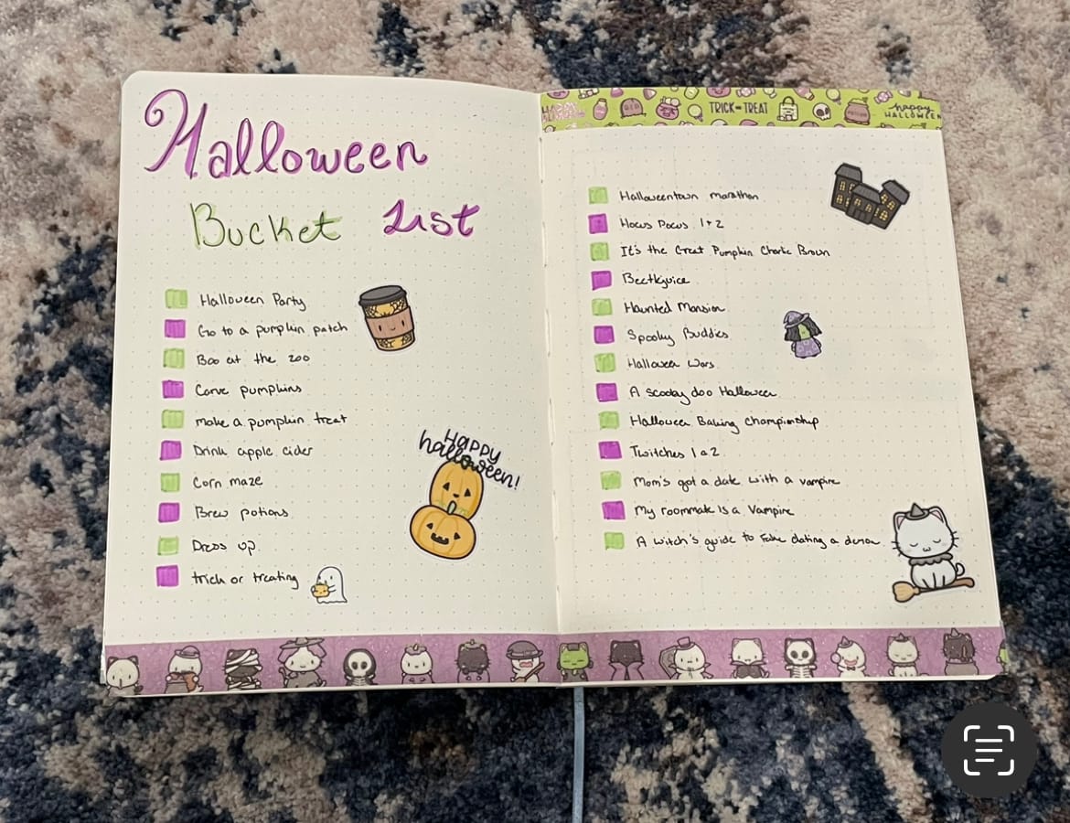 Customer photo review of Halloween 2023 Washi Tape (Set of 2)