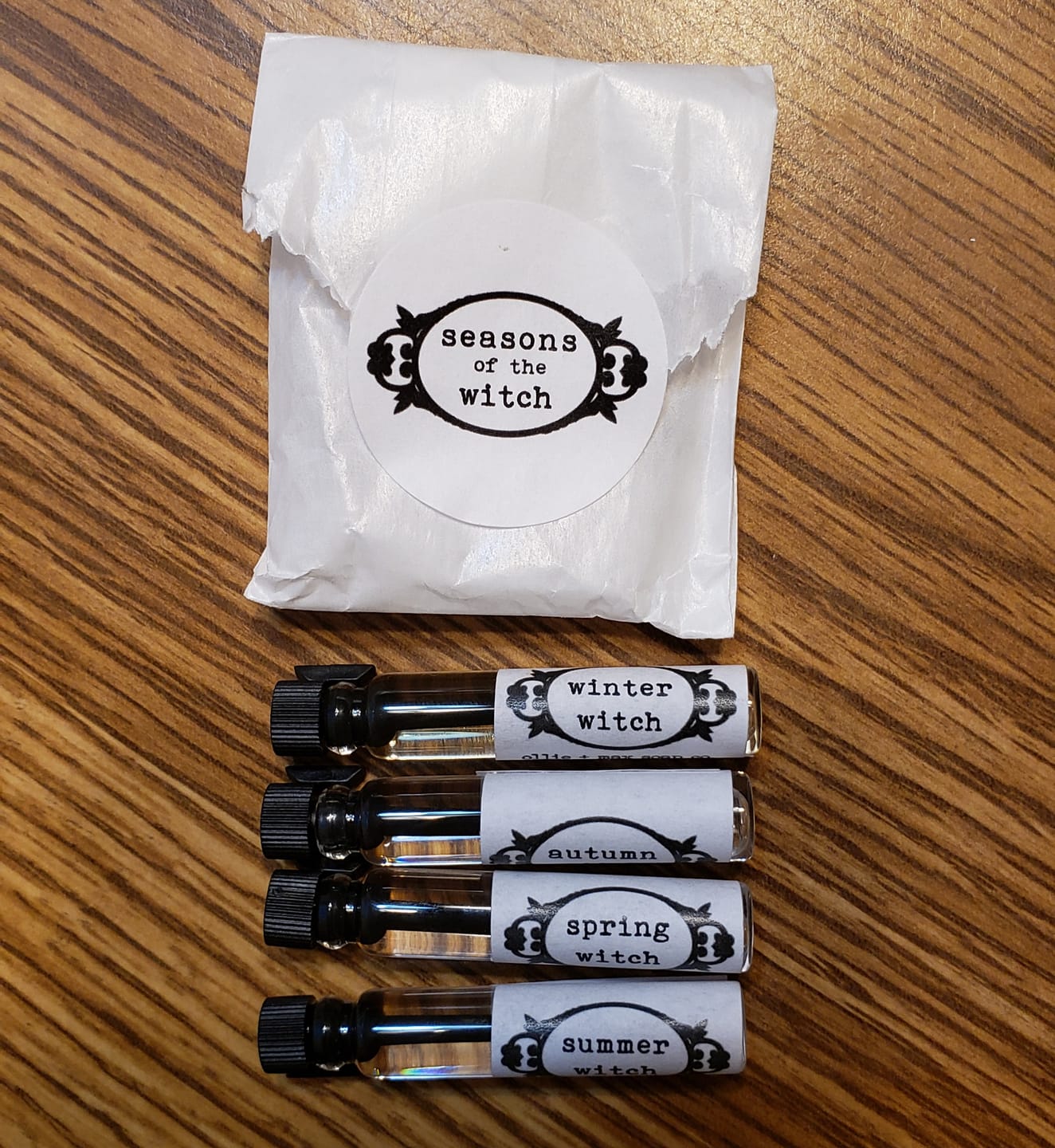 Customer photo review of The 4 Seasons of the Witch - Sample Set