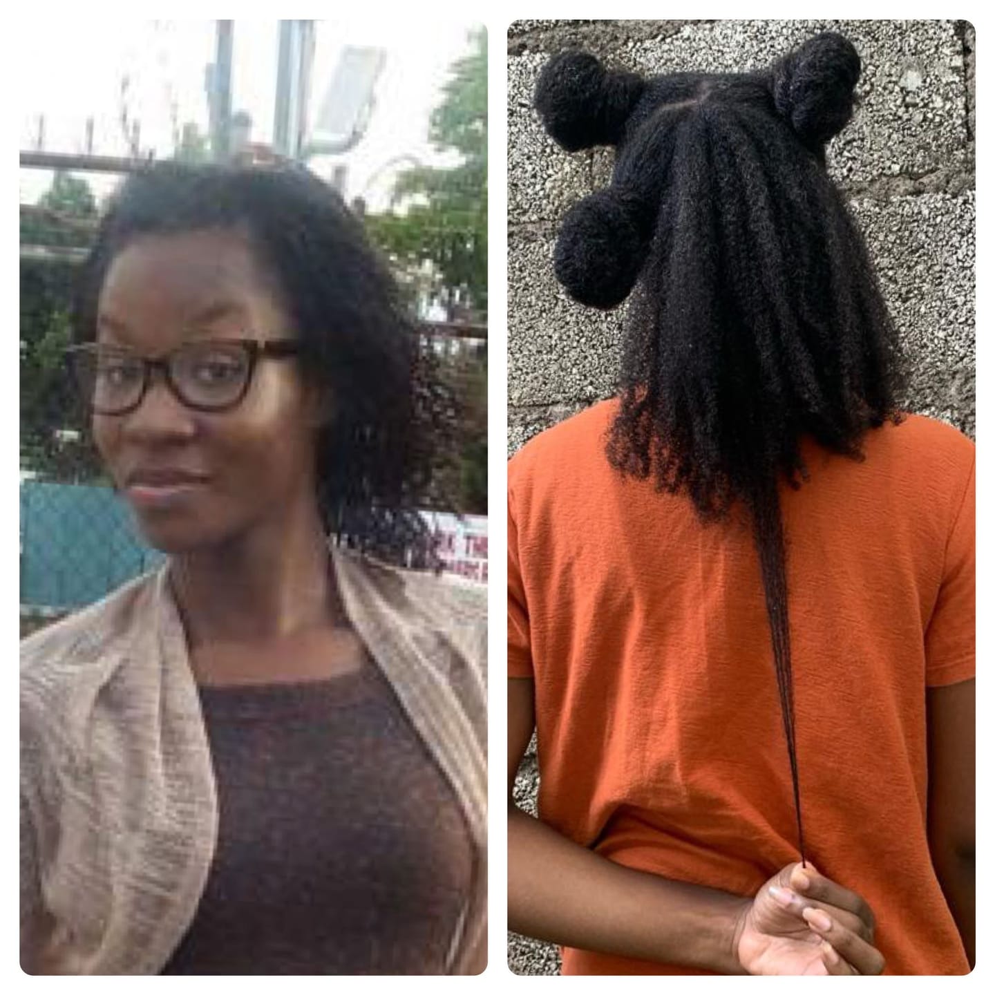 Customer photo review of Ze-Aloe Fenugreek Hair Spray