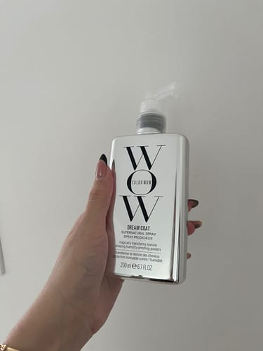 Customer photo review of Dream Coat Supernatural Spray Anti-Frizz Treatment