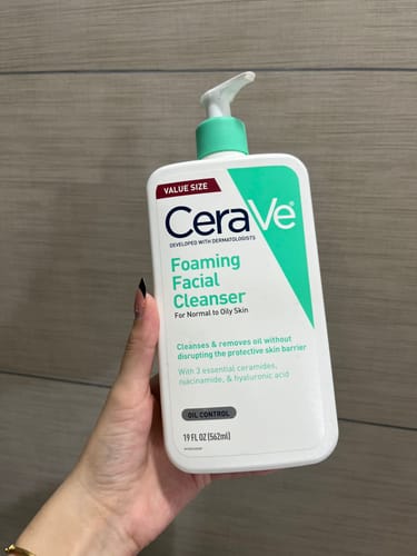 Customer photo review of Foaming Facial Cleanser