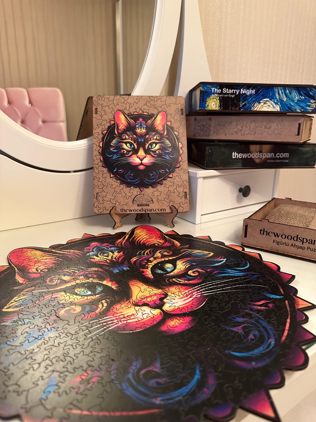 Customer photo review of Mistik Kedi - Ahşap Puzzle