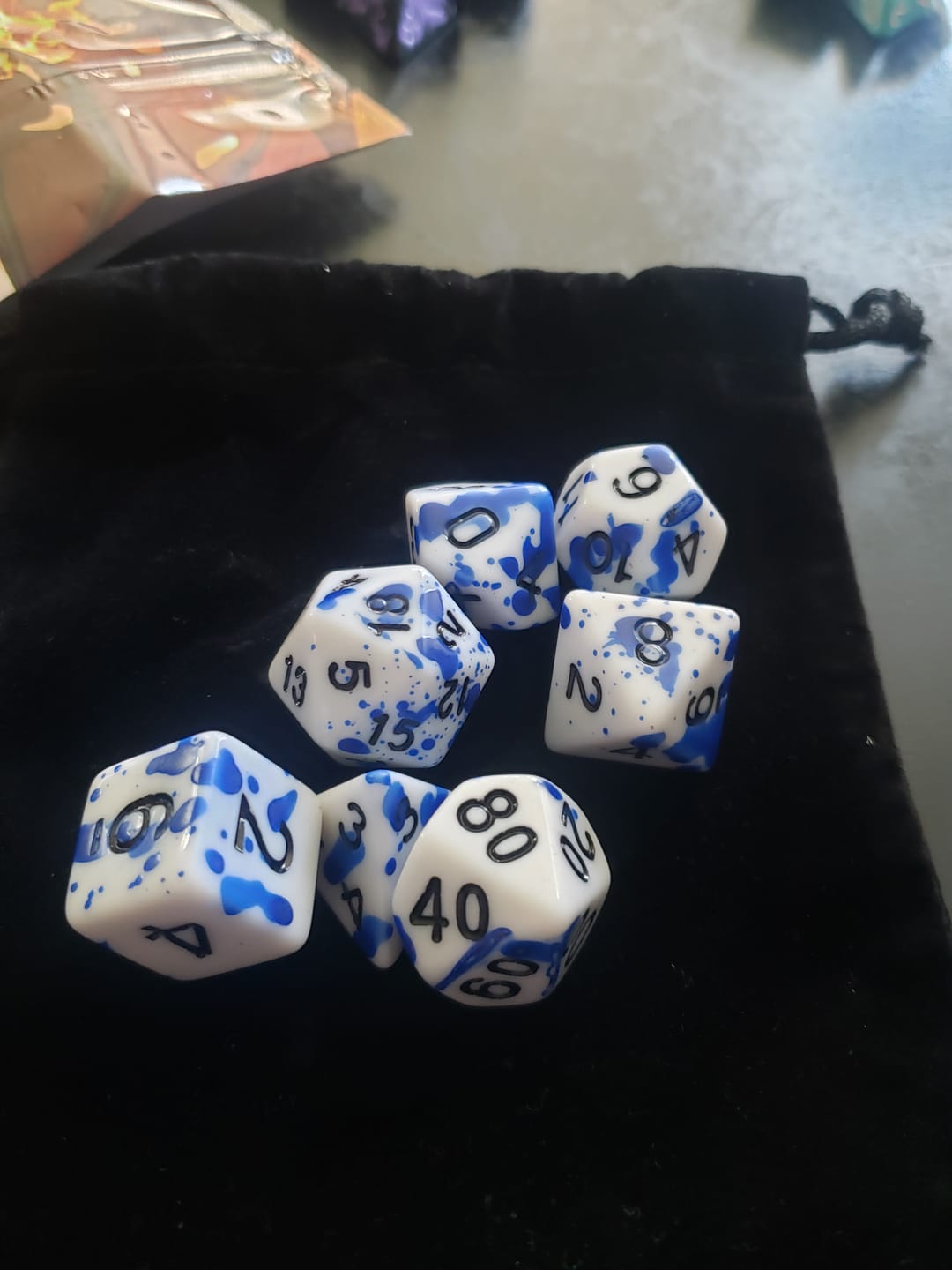 Customer photo review of $25 Mystery Dice Bag Bundle