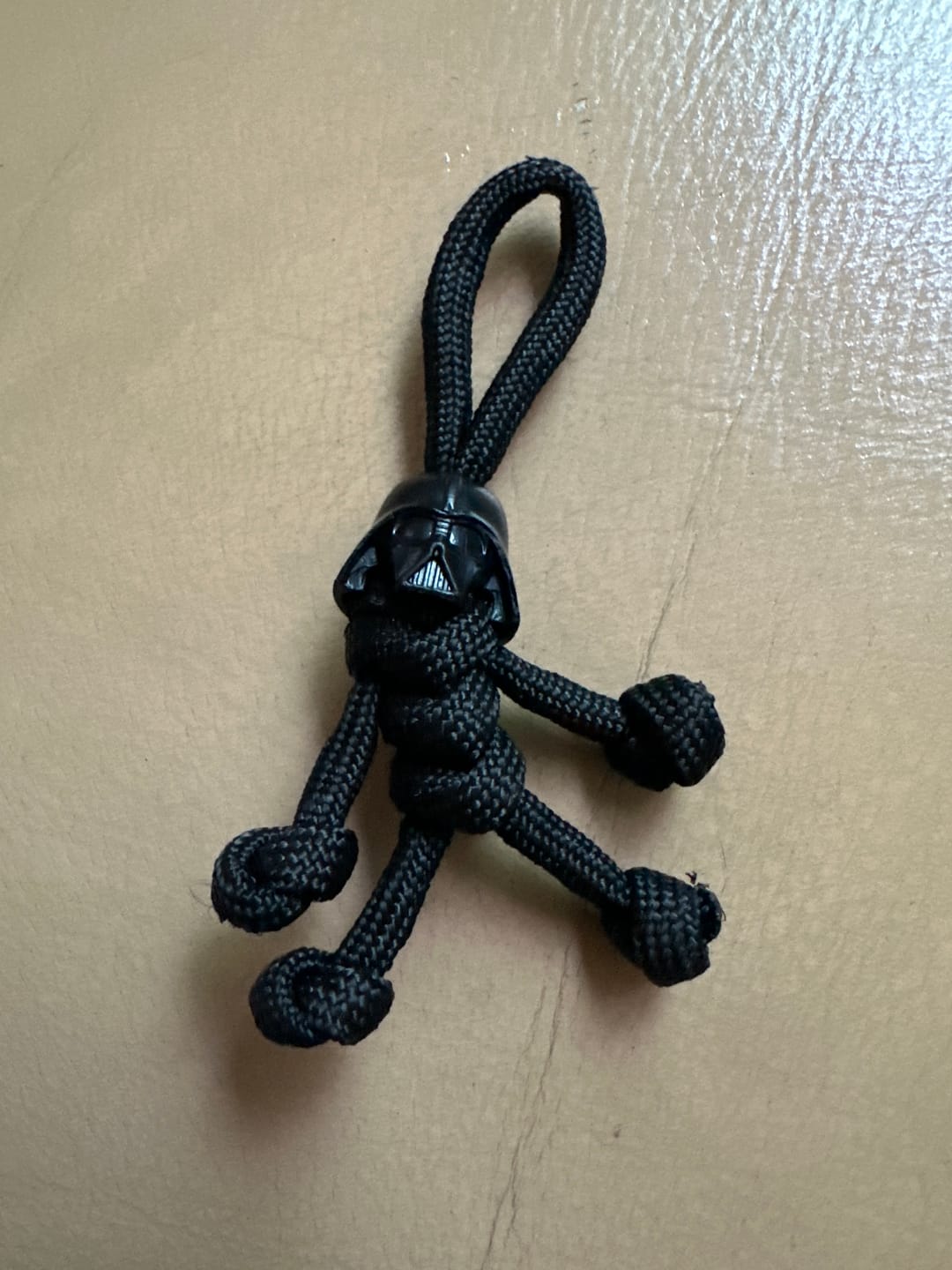 Customer photo review of Darth Vader Paracord Buddy Keychain