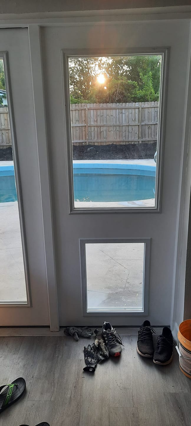 Customer photo review of Clear 1 Lite Glass and Frame Kit (Craftsman)