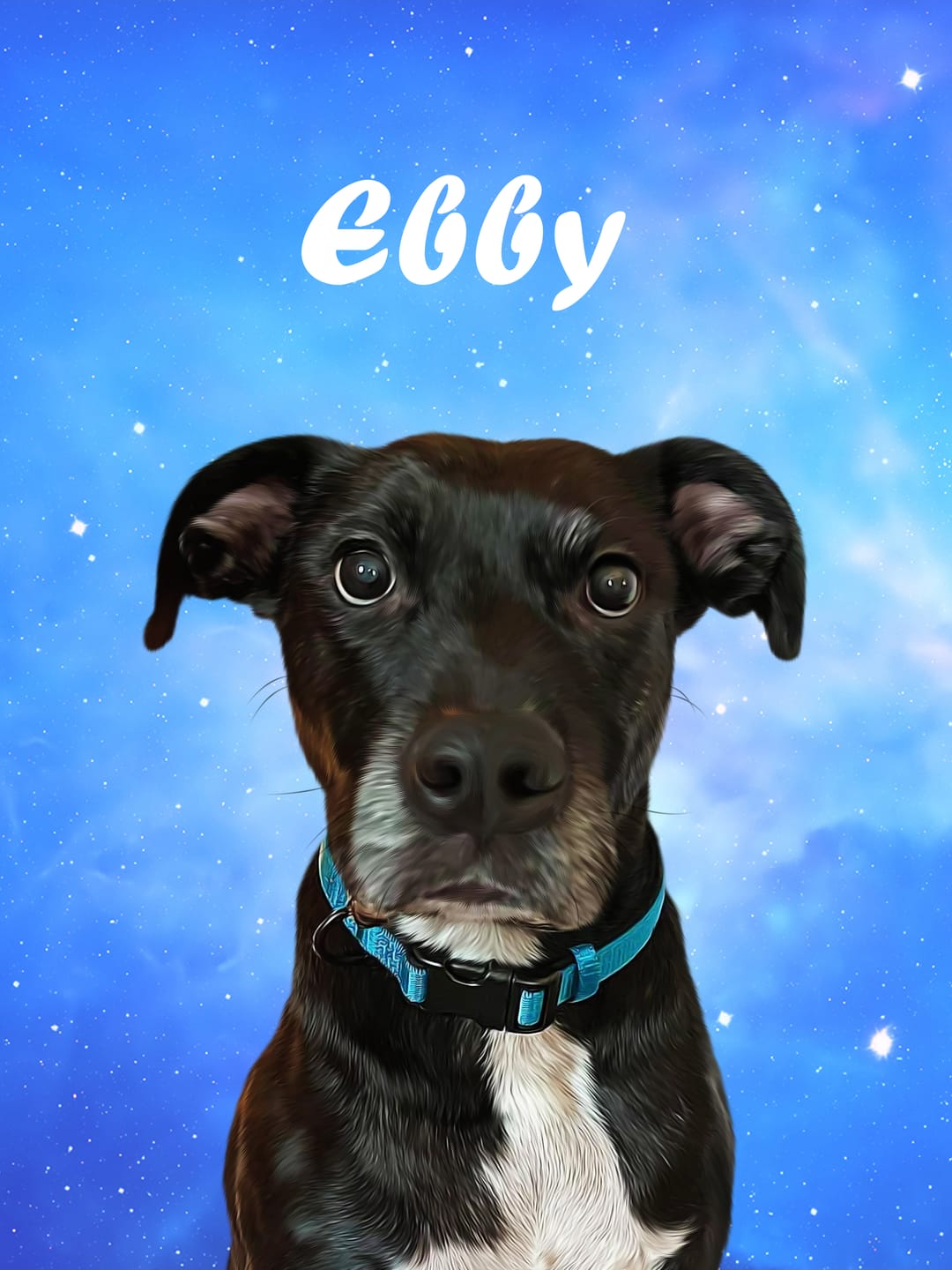 Customer photo review of Minimalist: Custom Pet Portrait
