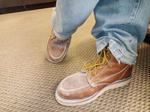 Customer photo review of 6 Inch Moc Toe Boot