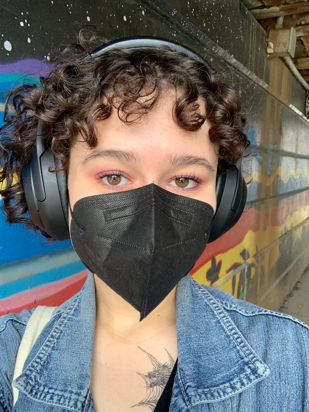 Customer photo review of KN95 Respirator Face Mask Individually Sealed (Cone Shape)