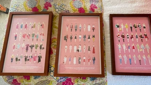 Customer photo review of Legally Blonde Minimalist Fashion Poster, Elle Woods