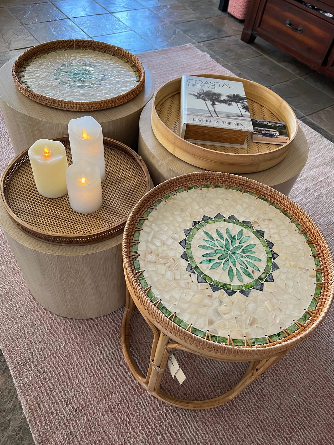Customer photo review of Oasis Rattan Tray