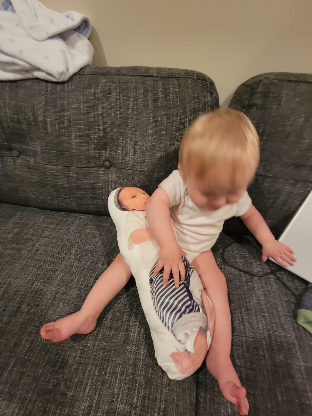 Customer photo review of Photo Birth Pillow