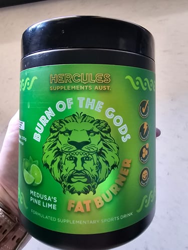 Customer photo review of Burn of the Gods - Fat Burner
