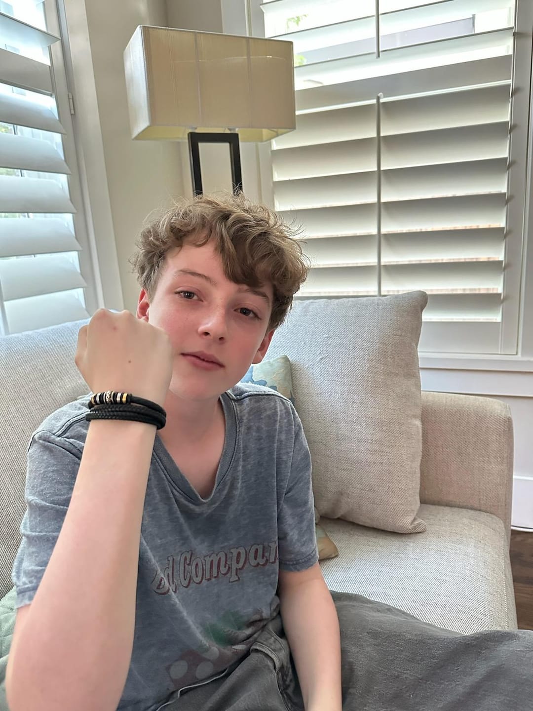 Customer photo review of Love You Forever | Men's Leather Gift Bracelet