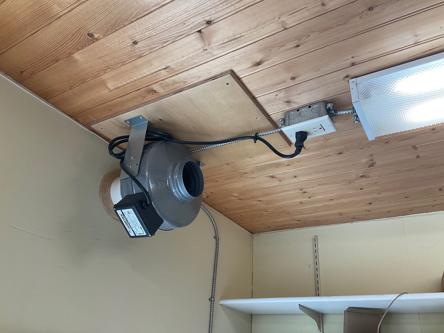 Customer photo review of Vortex VTX Inline Fan