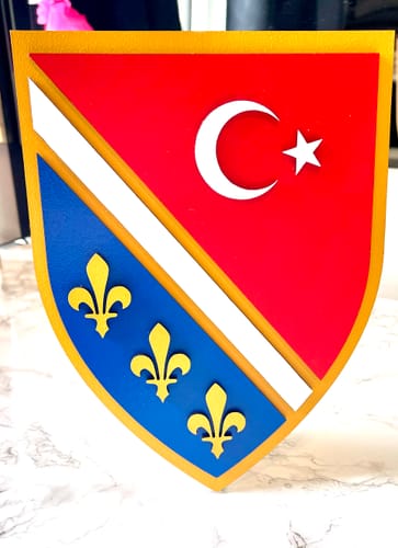 Customer photo review of Bosnia Turkey Shield