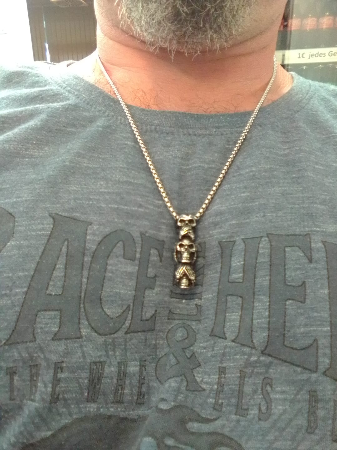 Customer photo review of HEAR SEE SPEAK. - NECKLACE