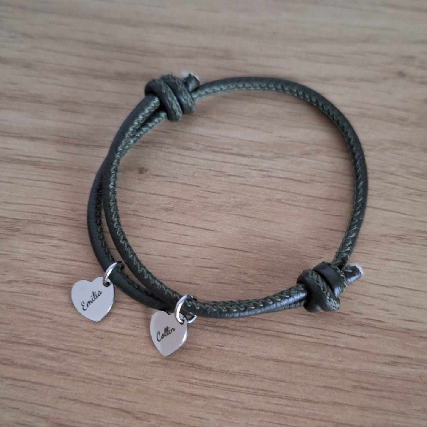 Customer photo review of Freunde - Individuelles Lederarmband