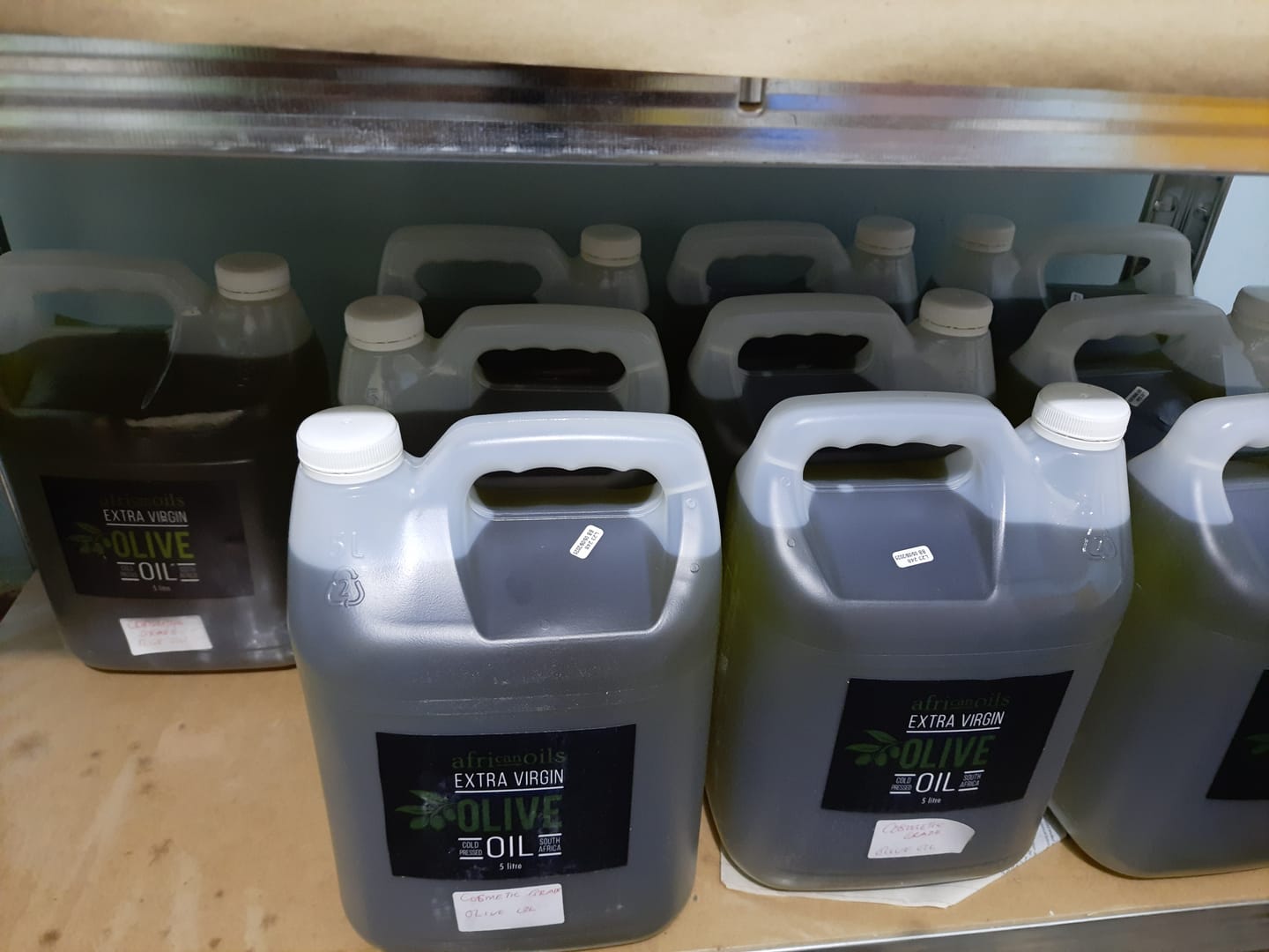 Customer photo review of 5l Cosmetic Grade Olive Oil