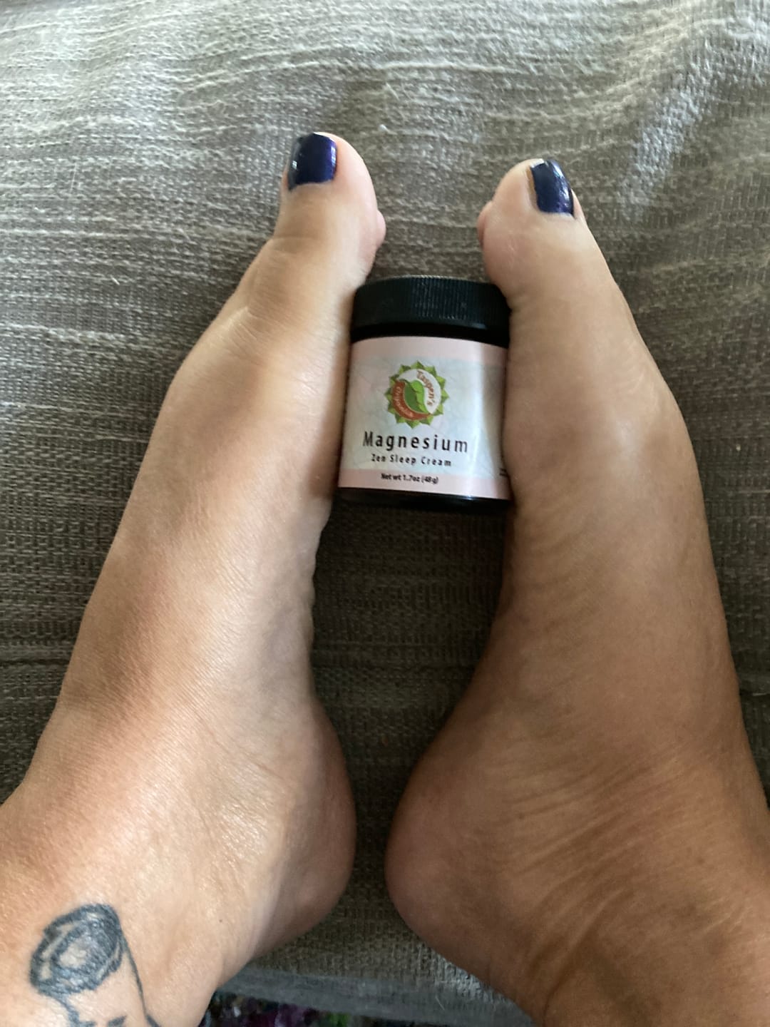 Customer photo review of Magnesium Zen Sleep Cream