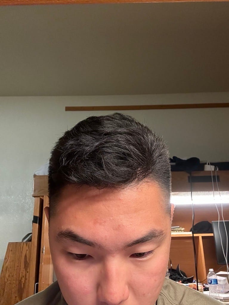 Customer photo review of Patriot Pomade (2oz)