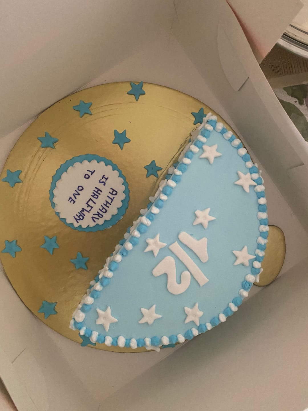 Customer photo review of Halfway there Cake